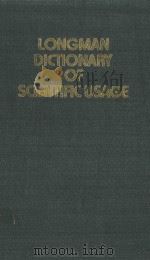 LONGMAN DICTIONARY OF SCIENTIFIC USAGE   1979  PDF电子版封面  058252587X   