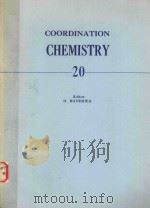 COORDINATION CHEMISTRY-20   1980  PDF电子版封面  0080239420  D.BANERJEA 
