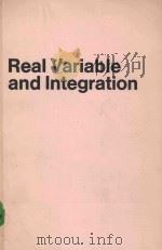 REAL VARIABLE AND INTEGRATION   1976  PDF电子版封面  038790459X   