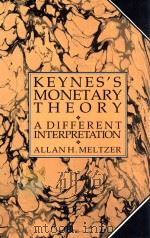Keynes's Monetary Theory A Different Interpretation（1988 PDF版）