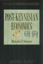 Post-Keynesian Economics   1988  PDF电子版封面  1852780525  Malcolm C.Sawyer 
