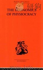 The Economics of Physiocracy Essays and Translations   1962  PDF电子版封面  0415488842  Ronald L Meek 