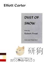Dust of snow poem by Robert Frost  voice and piano（1947 PDF版）