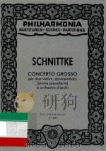 Concerto grosso per due violini、clavicembalo(anche pianoforte) e orchestra d'archi(1976/1977)   1978  PDF电子版封面  9783702408442   
