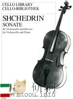 Sonate Für violoncello und klavier For violoncello and piano   1997  PDF电子版封面     