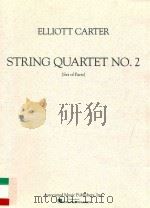 String quartet no. 2 (Set of Parts)   1961  PDF电子版封面  063400252X  Elliott Carter 