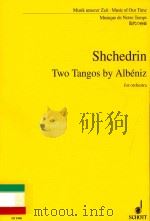 Two tangos by albéniz For orchestra   1997  PDF电子版封面     