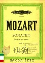 Sonaten  für Klavier und Violine  BANDⅡ     PDF电子版封面    Wolfgang Amadeus Mozart 