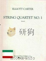 String quartet no. 1  (1994 EDITION)   1994  PDF电子版封面  0793537347  Elliott Carter 