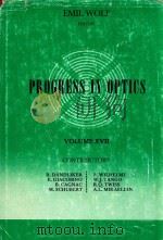 PROGRESS  IN  OPTICS  VOLUME  XVII   1980  PDF电子版封面  044485309x  E.WOLF 