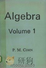 ALGEBRA VOLUME 1（1978 PDF版）