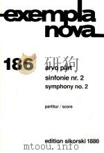exempla nova  186  Sinfonie nr. 2（1996 PDF版）
