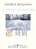 A MIND OF WINTER  for soprano and orchestra   1991  PDF电子版封面     