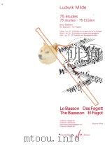 75 études  pour basson   1973  PDF电子版封面  9790043016137  Ludwik Milde 