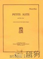 PETITE SUITE  pour Fl?te et Piano  Concours du Conservatoire National Superieur de Musique  AL23358（1963 PDF版）