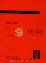 Streichtrio  op.9（1999 PDF版）