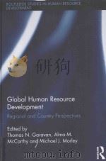 global human resource development：regional and country perspectives     PDF电子版封面     