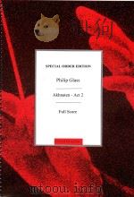 Akhnaten  -  Act 2  Full Score（1983 PDF版）