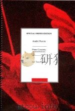 Piano Concerto  Orchestral Reduction  For Two Pianos   1985  PDF电子版封面     