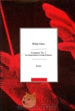 Company No. 2  For String Quartet or String Orchestra   1983  PDF电子版封面    Philip Glass 