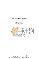 1+1  For One Player and Amplified Table-Top   1968  PDF电子版封面    Philip Glass 