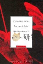 Strathclyde Concerto No. 2  For Cello and Piano Reduction（1988 PDF版）
