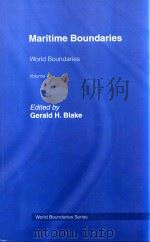 Maritime Bundaries World Boundaries Volume 5   1994  PDF电子版封面  0415088356  Gerald Henry.Blake 