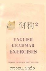 ENGLISH GRAMMAR EXERCISES BOOK TWO（1965 PDF版）