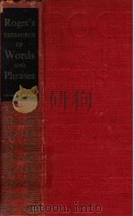 THESAURUS OF WORDS AND PHRASES（1941 PDF版）
