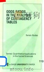 Odds Ratios in the Analysis of Contingercy Tables（1998 PDF版）