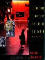 Elementary Statistics in Social Research Seventh Edition   1997  PDF电子版封面  0673981177   
