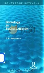 Sociology As Social Criticism   1975  PDF电子版封面  9780415581295  T.B.Bottomore 