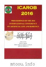 ICAROB 2016 PROCEEDINGS OF THE 2016 INTERNATIONAL CONFERENCE ON ARTIFICIAL LIFE AND ROBOTICS（ PDF版）