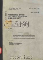 PROCEEDINGS OF THE DICE THROW SYMPOSIUM 21-23 JUNE 1977 VOLUME 3   1977  PDF电子版封面     