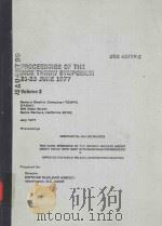 PROCEEDINGS OF THE DICE THROW SYMPOSIUM 21-23 JUNE 1977 VOLUME 2   1977  PDF电子版封面     