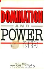 Domination and Power   1987  PDF电子版封面  0710206240  Peter Miller 