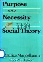 Purpose and Necessity in Social Theory（1987 PDF版）