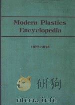 MODERN PLASTICS ENCYCLOPEDIA 1977-1978     PDF电子版封面     