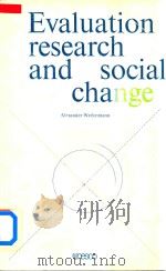 Evaluation Research and Social Change   1980  PDF电子版封面  9231016997   