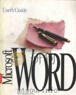 MICROSOFT WORD USER'S GUIDE VERSION 5.0   1992  PDF电子版封面     