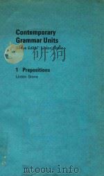 CONTEMPORARY GRAMMAR UNITS 1 PREPOSITIONS（1981 PDF版）