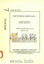 NEW PYROTECHIC BINDERS-PHASE II TECHNICAL REPORT AFATL-TR-74-30   1974  PDF电子版封面     