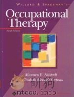 WILLARD & SPACKMAN'S Occupational Therapy EIGHTH EDITION   1998  PDF电子版封面  0397551924   