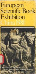 EUROPEAN SCIENTIFIC BOOK EXHIBITION CHINA 1981   1972  PDF电子版封面     