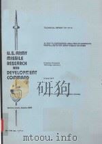 X-RAYFLUORESCENCE ANALYSIS OF COMPOSITE PROPELLANTS FOR ARMY MISSILE SYSTEMS   1977  PDF电子版封面     