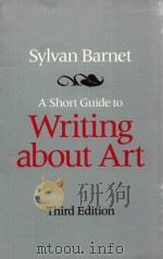A SHORT GUIDE TO WRITING ABOUT ART THIRD EDITION（1989 PDF版）