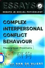Complex Interpersonal Conflict Behaviour:Theoretical Frontiers（1997 PDF版）