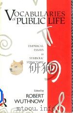 Vocabularies of Public Life  Empirical Essays in Symbolic Sructure（1991 PDF版）