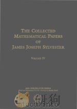 The collected mathematical papers of James Joseph Sylvester Volume IV（1904 PDF版）