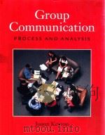 Group Communication Process and Analysis（1999 PDF版）